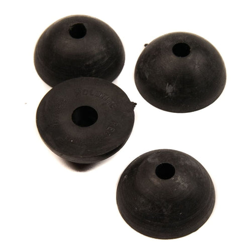 Dome Rubber Tap Washer 1/2" BSP Replacement 17.00mm Diameter (Pack of 4)