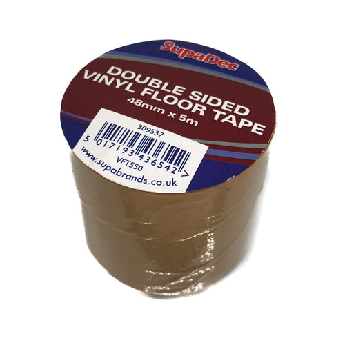 Double Sided Vinyl Floor Tape 48mm x 5m | SupaDec