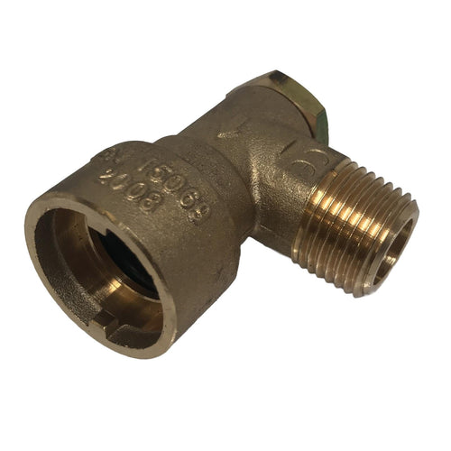Gas 1/2" BSP Angle Bayonet Socket Cooker Fitting EN15069 CE Marked