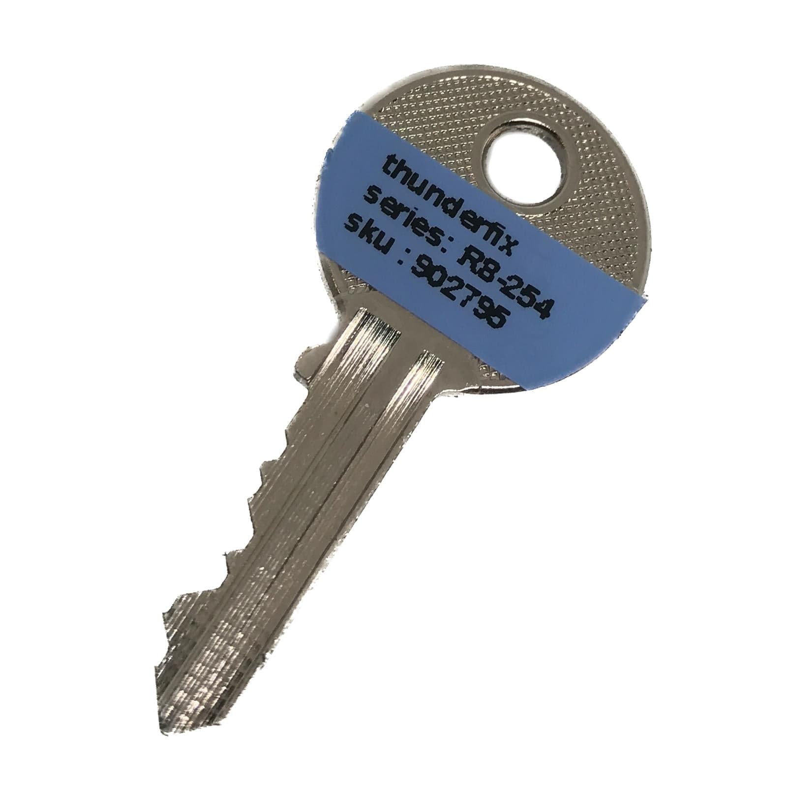 Henderson Garage Door Key (R8-R254) Cut to Code Key Replacement Service Item Thunderfix 902795