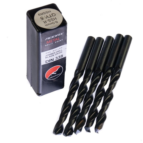 HSSR9 HSS-R Jobber Drill Bit 9.0mm - (Pack of 5) | Timco