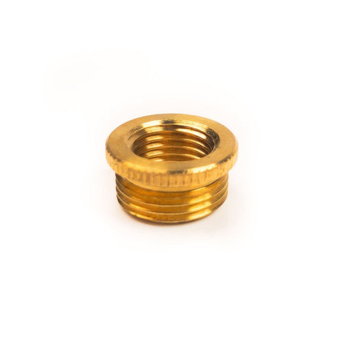 Lamp Holder Reducer Brass 1/2" Male to 3/8" Female Thread