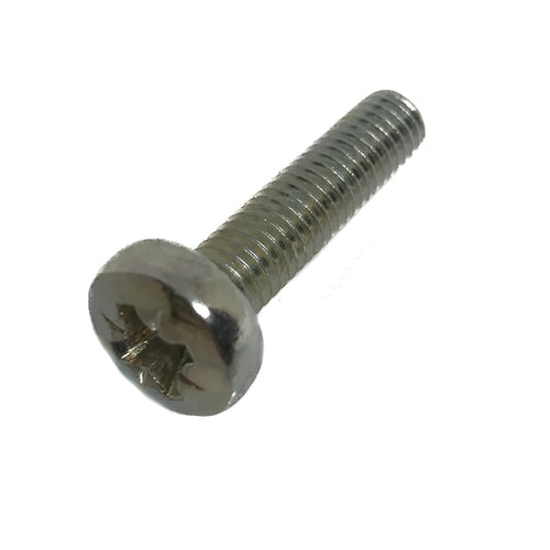 M6 x 25mm Pan Head Machine Screw Posidrive Zinc (Singles)