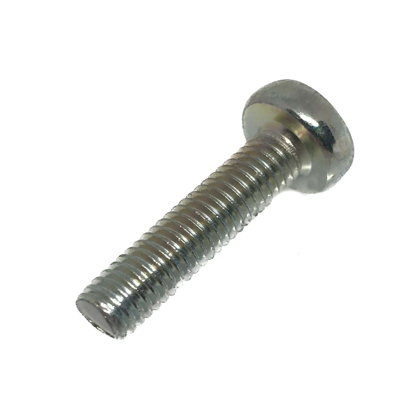 M6 x 25mm Pan Head Machine Screw Posidrive Zinc (Singles) Service Item Unbranded 901785