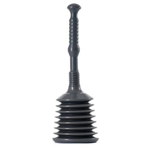 Maxi Sink Plunger  Concertina Grey Unblock Drain Waste Trap | Buffalo