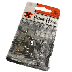 Picture Hooks Nickel Plated Size No 1 Pack of 5 | X Service Item X 902692