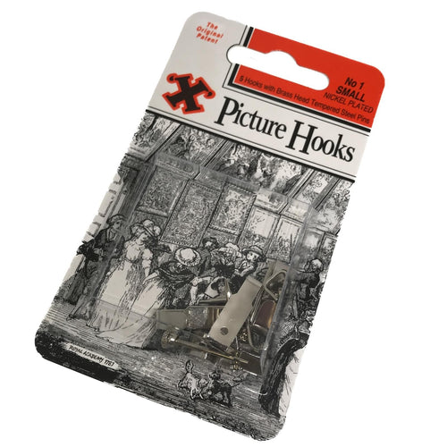 Picture Hooks Nickel Plated Size No 3 Pack of 3 | X