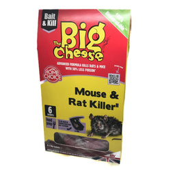 Rat & Mouse Killer (Pack of 6) | The Big Cheese Service Item The Big Cheese 902839