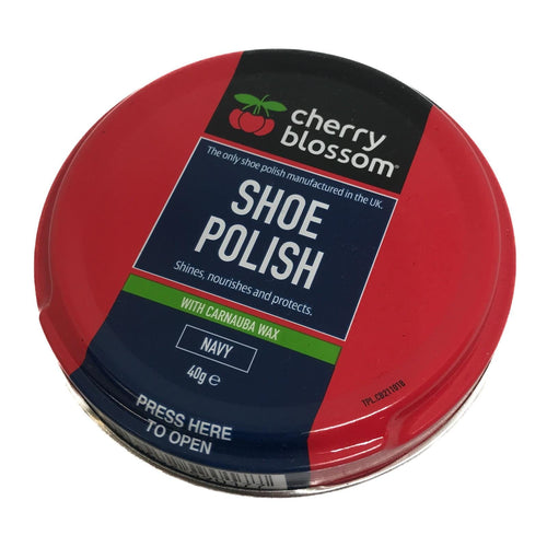 Shoe Polish Navy 40g | Cherry Blossom