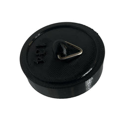 Sink Bath Plug Black Tapered Suits 42mm to 47mm Openings 1 3/4" - 45mm Service Item Thunderfix 903487