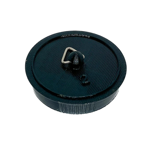 Sink Bath Plug Black Tapered Suits 48mm to 53mm Openings 2" - 51mm