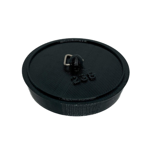 Sink Bath Plug Black Tapered Suits 57mm to 62mm Openings 2 3/8" - 60mm