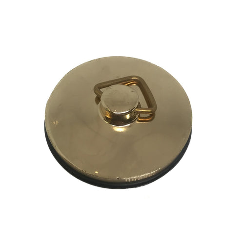 Sink Bath Plug Brass Plated 38mm - 1 1/2" - 1 1/2 Inches
