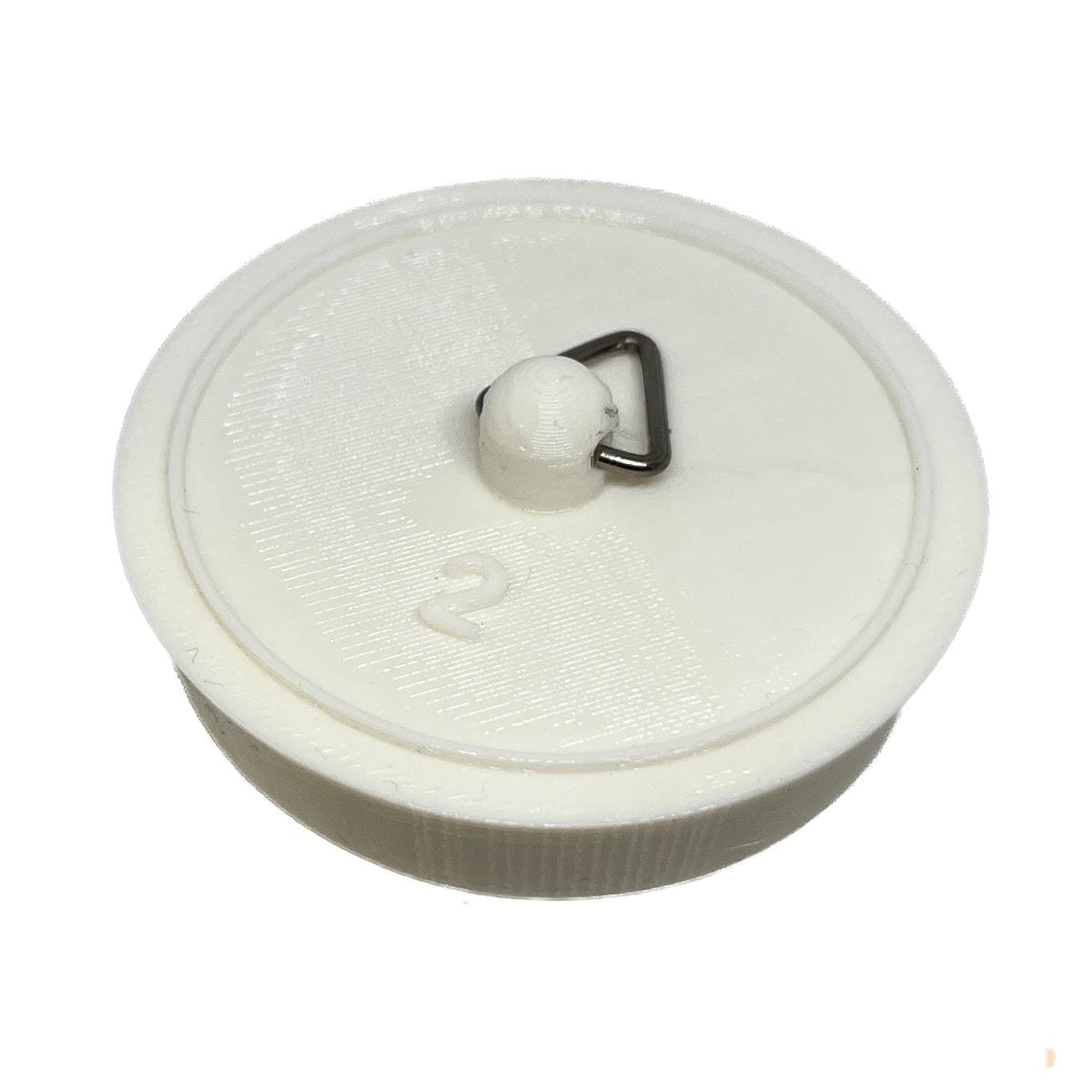 Sink Bath Plug White Tapered Suits 48mm to 53mm Openings 2" - 51mm Service Item Thunderfix 903596