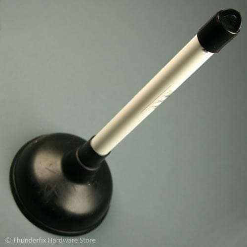 Sink Plunger Large Plastic Handle Rubber Force Cup 130mm 5" Wide