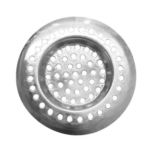 Stainless Steel Sink Strainer 63mm Diameter for plug holes up to 38mm Service Item Fackelmann 901605