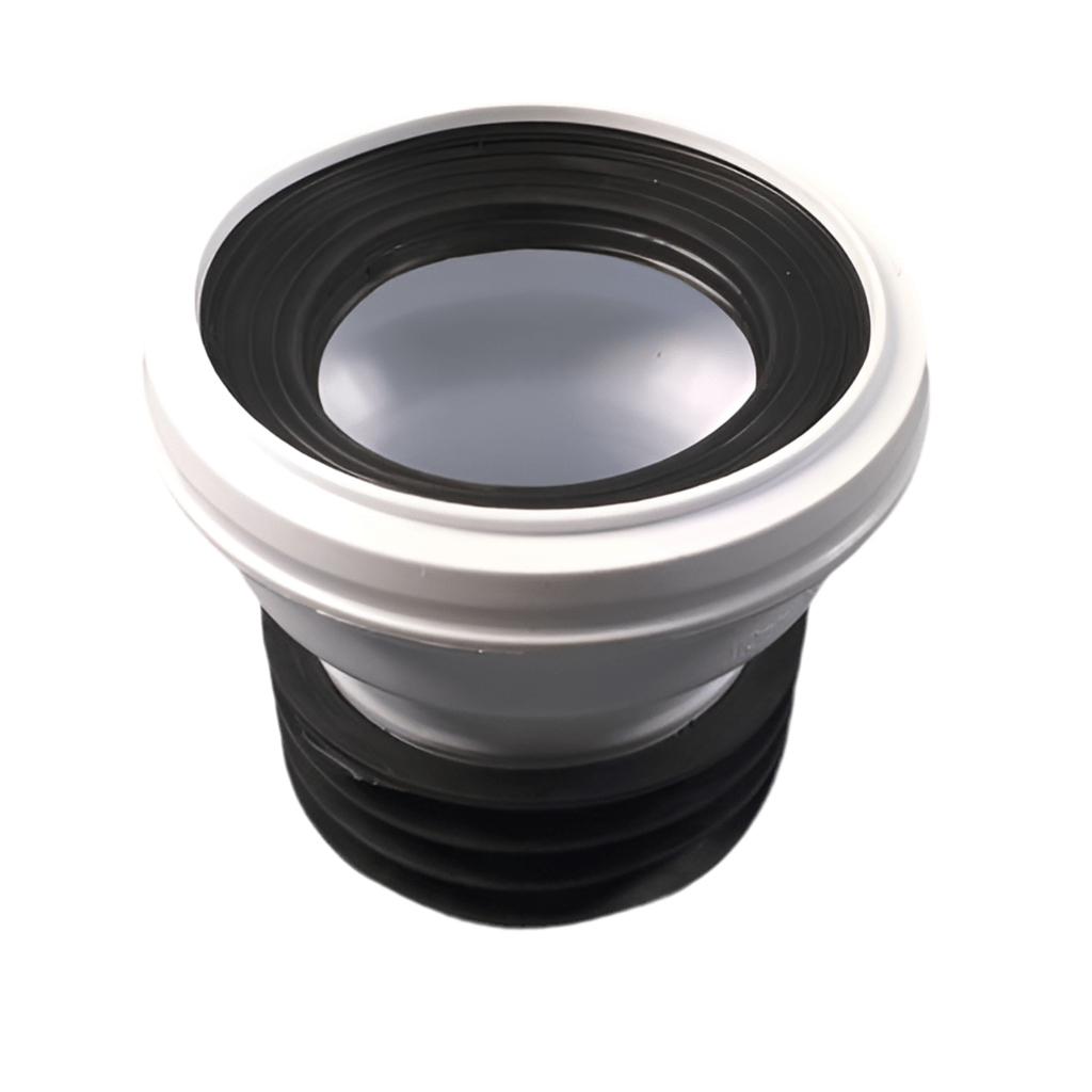 Straight WC Toilet Pan Connector to 110mm Soil Pipe WC Pan Connectors Floplast 100708