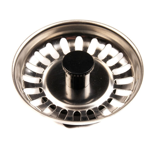 Strainer Plug With Fingers 79mm Dia Sink Basket Waste Stainless Steel Drain Plug