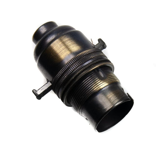 Switched Lamp Holder Antique Effect Bayonet Cap (BC) (B22d) 1/2" Screw Thread