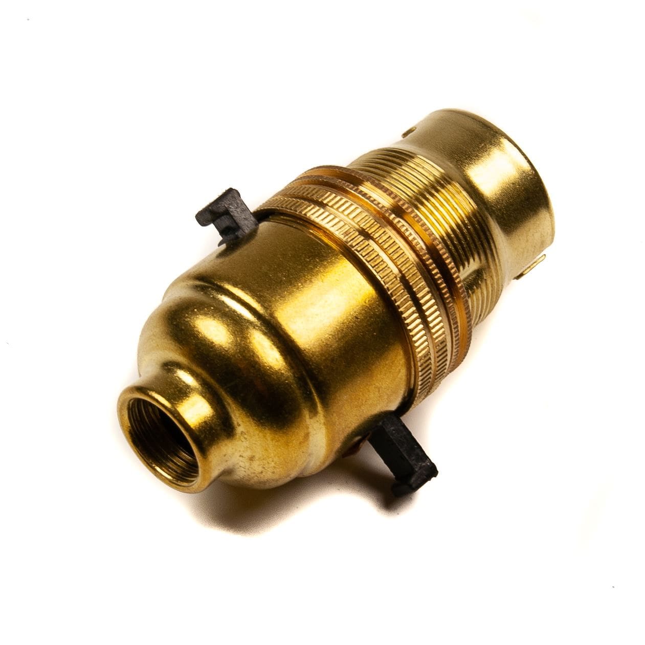Switched Lamp Holder Brass Bayonet Cap (BC) (B22d) 1/2" Screw Thread Switched Lampholders Thunderfix 100446