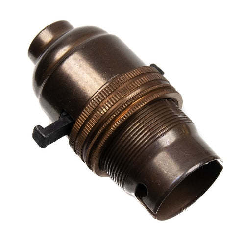 Switched Lamp Holder Old English Bayonet Cap (BC) (B22d) 1/2" Screw Thread