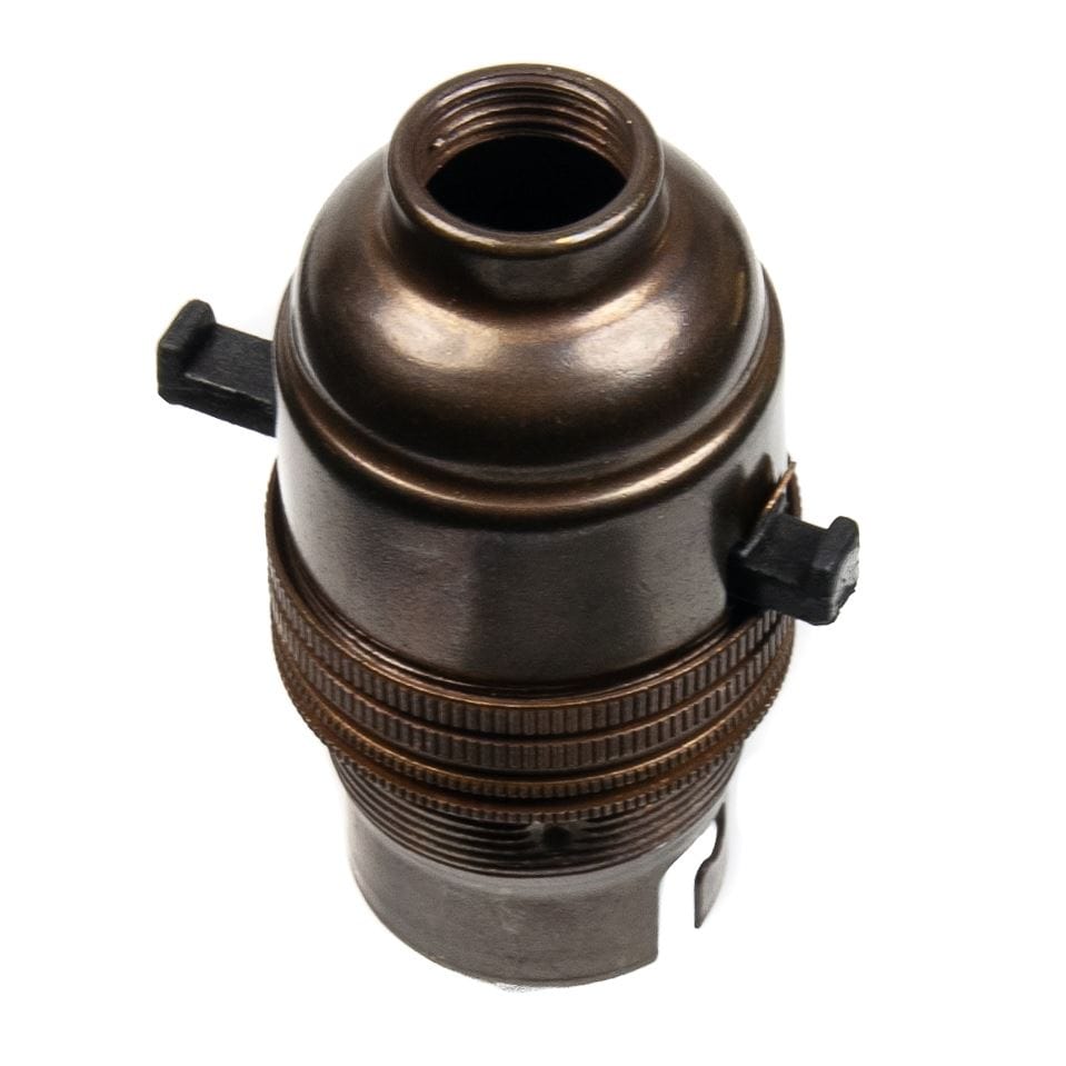 Switched Lamp Holder Old English Bayonet Cap (BC) (B22d) 1/2" Screw Thread Switched Lampholders Thunderfix 100606