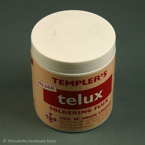 Templers Telux Soldering Flux 250g For Copper Pipework Brass and Mild Steel