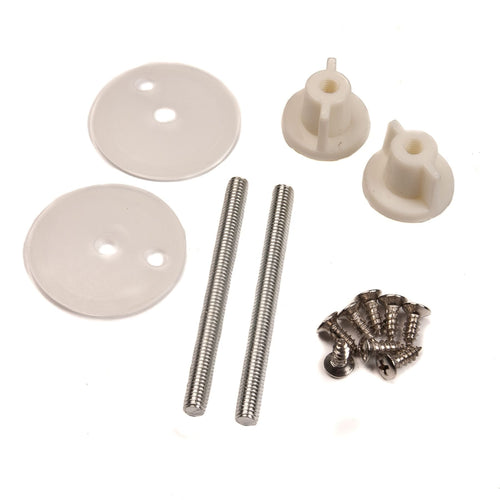 Toilet Seat Hinge Bolts Replacement Kit – WC Fixing Screws & Washers