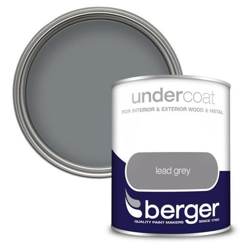 Undercoat Lead Grey Paint | 750ml | Berger