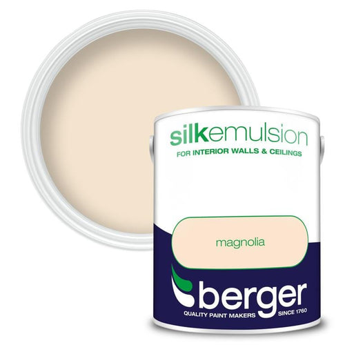 Vinyl Silk Magnolia Emulsion Paint | 5L | Berger