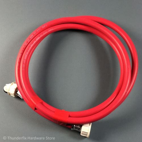 Washing Machine Inlet Hose Hot Red 2.5m New Dishwasher Replacement Hose