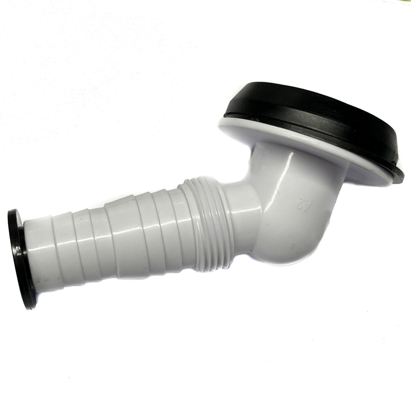 Washing Machine Trap Angled Drain Hose Connector 40mm Service Item Thunderfix 903413