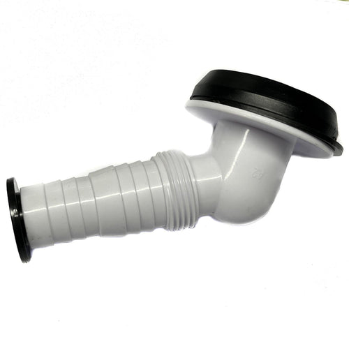 Washing Machine Trap Angled Drain Hose Connector 40mm