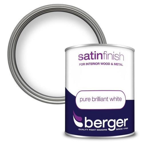 White Satin Sheen Paint | 750ml | Berger