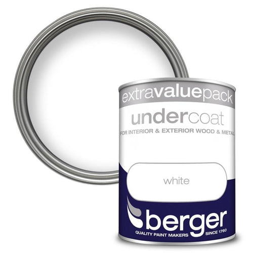 White Undercoat Paint | 1.25L | Berger