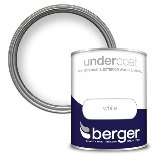 White Undercoat Paint | 750ml | Berger