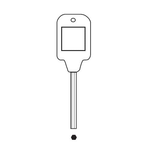 WMS Hexagonal Window Key Replacement Window Handle Key 2.5mm Hex Window Keys WMS 100041