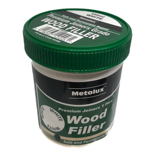 Wood Filler One Part White 250ml | Metolux