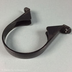 110mm Soil Pipe Clip Bracket Black For Ring Seal Pipe Pipe Clips Unbranded 100486