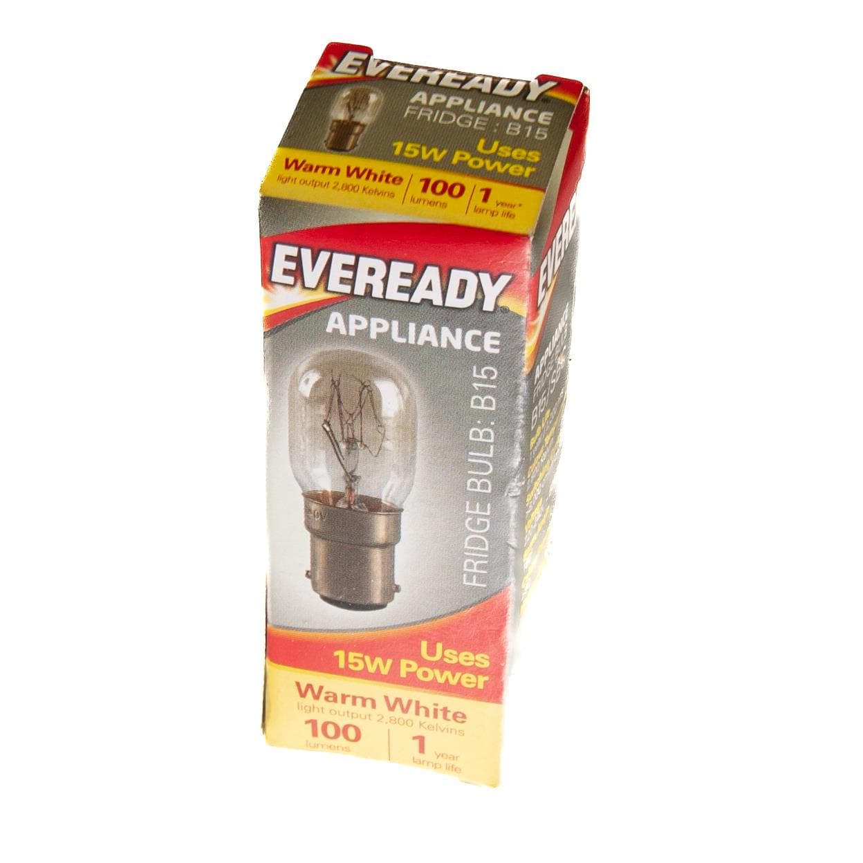 15w Small Bayonet Cap (SBC) (B15d) Pygmy Fridge Appliance Bulb | Eveready Service Item Eveready 900550