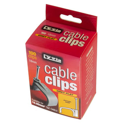 18mm Grey Flat Cable Clips Box 100 FOR 10.00mm T&E Cable | Dencon Service Item Dencon 901600