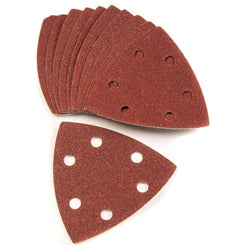 240 Grit (Fine) Triangle Detail Sander Sheets 90mm Hook and Loop Mouse 10 Pack - Thunderfix Hardware