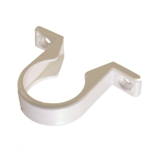 32mm Waste Pipe Clip White Pushfit Waste | Floplast
