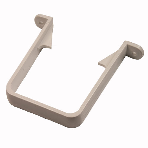 65mm Drain Pipe Down Pipe Rainwater Clip Square White Stand Off