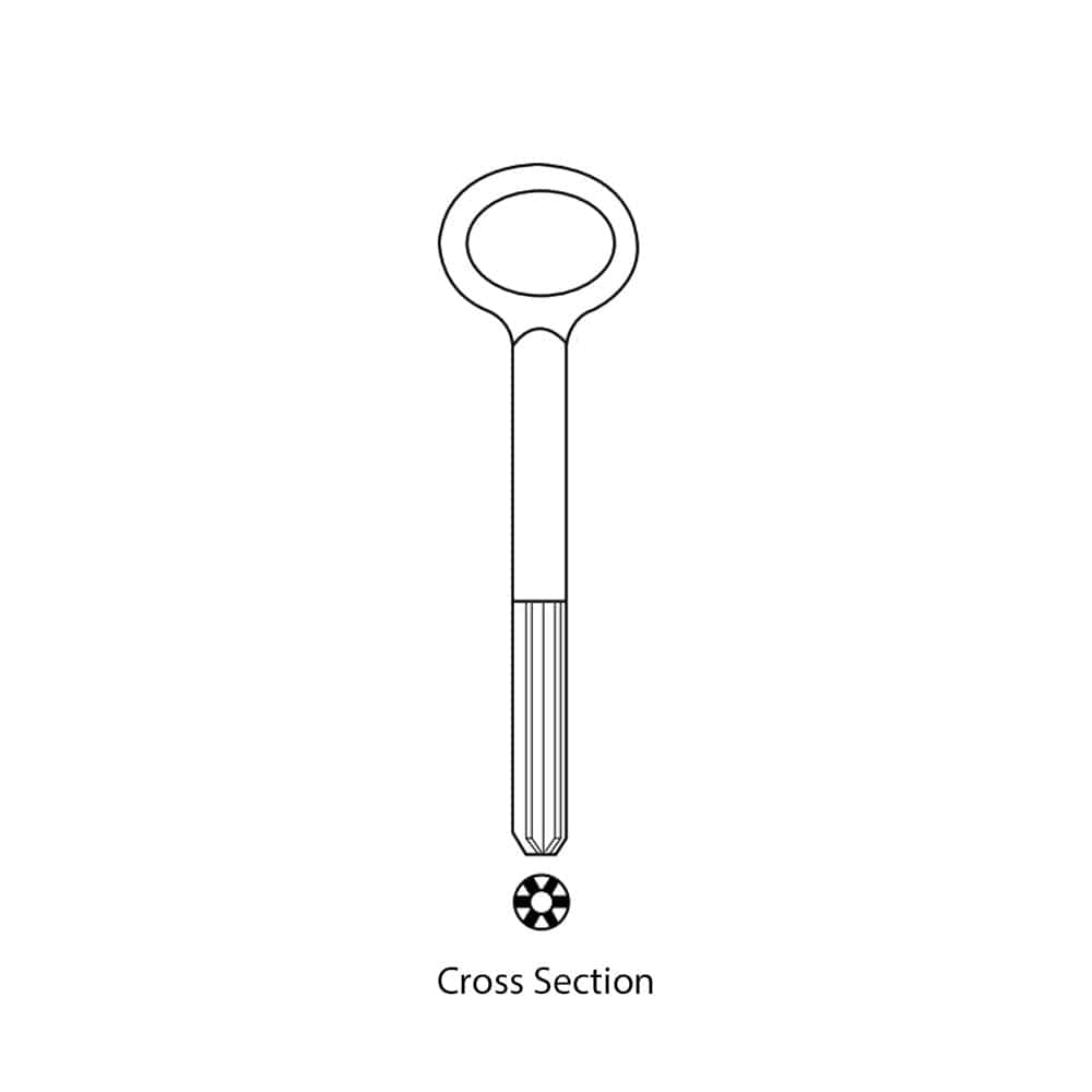 Banham Window Key Replacement Window Handle Star Shape R102 - Thunderfix Hardware
