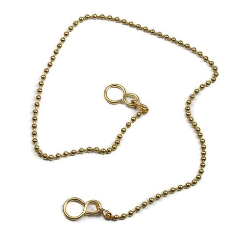 Bath Ball Chain Brass 450mm 18" Long Plug Chain