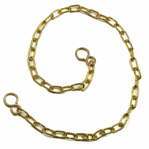 Bath Chain Brass Links 450mm 18" Long Plug Chain