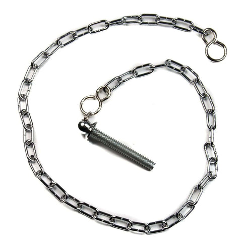 Bath Chain Chrome Plated With Stay 450mm 18" Long Plug Chain