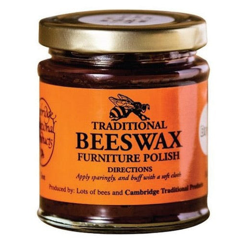 Beeswax Furniture Polish Brown Cambridge Traditional Products 142g