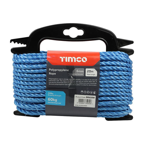 Blue Poly Rope 6mm x 20m | Veto
